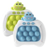 Quick Push Bubbles Games and Pop Fidget Toys for Kids Adult Dinosaur Toys Fun Light-Up Pattern Popping Game Gift Squeeze handy