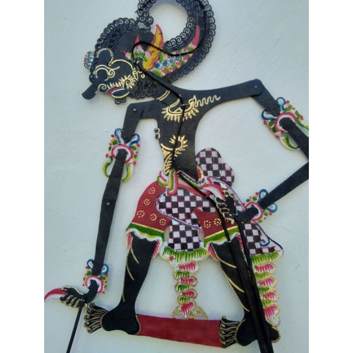 wayang kulit bima alias werkudoro murah -wayang kulit asli | Lazada ...