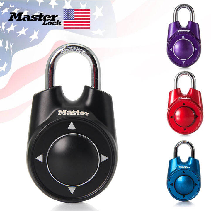 Master Lock Portable Combination Directional Password Padlock Gym