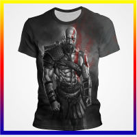 ใหม่ God of War เสื้อยืดเกมการพิมพ์ 3D Street Wear เด็กเสื้อยืดเสื้อผ้าผู้ชายผู้หญิงสบาย ๆ แฟชั่นพลัสขนาดเสื้อยืดแขนสั้น XS-5XL