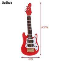 JiaShuo Baby PIEN 1:12บ้านตุ๊กตาเพลงกีต้าร์ไฟฟ้าสำหรับเด็กของเล่นที่มีดนตรี House Decor