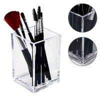 Make Up Organizer Plastic Makeup Brush Pot With Brushes Storage Acrylic For Cosmetics Holder Desk Cosmetic Storage Container Cups  Mugs Saucers