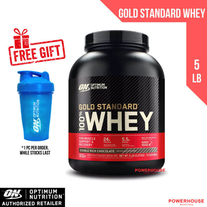 PROMO Optimum Nutrition Gold Standard Whey, 5 lb Isolate, Optimum