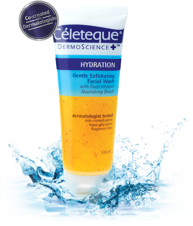 ORIGINAL Celeteque DermoScience Hydration Gentle Exfoliating Facial