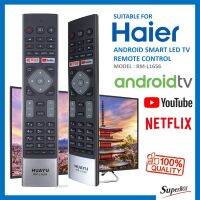 RM-L1656 Haier ที่เหมาะสม Android Smart LED รีโมทคอนล YouTube Netflix Prime Video