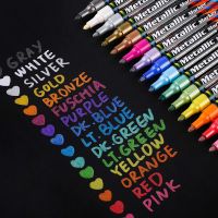 【CC】 GN 1Pcs Oil-based Paint Metal Pens 3.0mm Gold Glass Mug Wood Fabric Canvas Painting