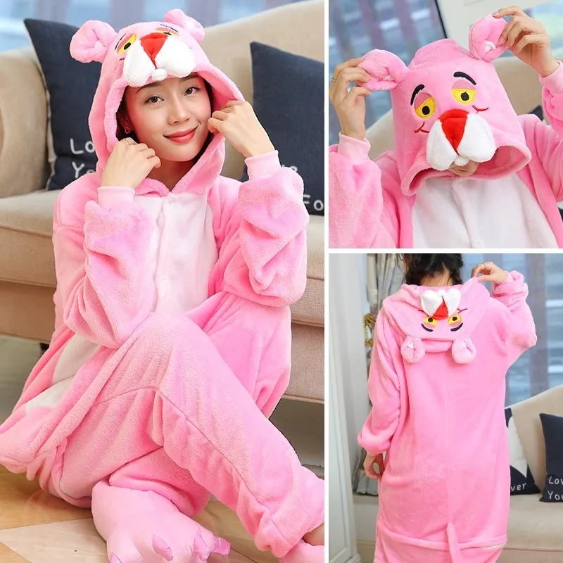 Cos imitation Winter Adults Animal Stitch Onesies Women Men