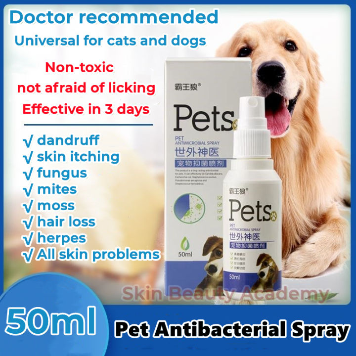 Pet wound spray Pet wound repair solution Non toxic and lickable for ...