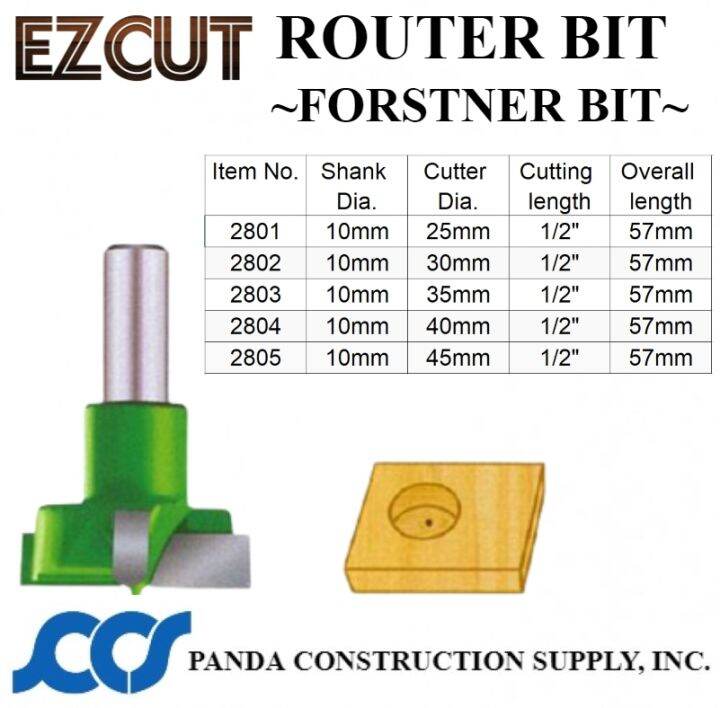 EZ CUT ROUTER BIT Forstner Bit Lazada PH