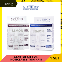 Naturelle Nutri-Ox Starter Kit 3 Step for Noticeably Thin Hair System (Blue Normal,Red Chemically Treated) เนทูร่า นูทริค โอเอ็กซ์ สตาร์ทเตอร์ คิท ผมร่วง(ฟ้า ผมธรรมดา,แดง ผมทำเคมี)