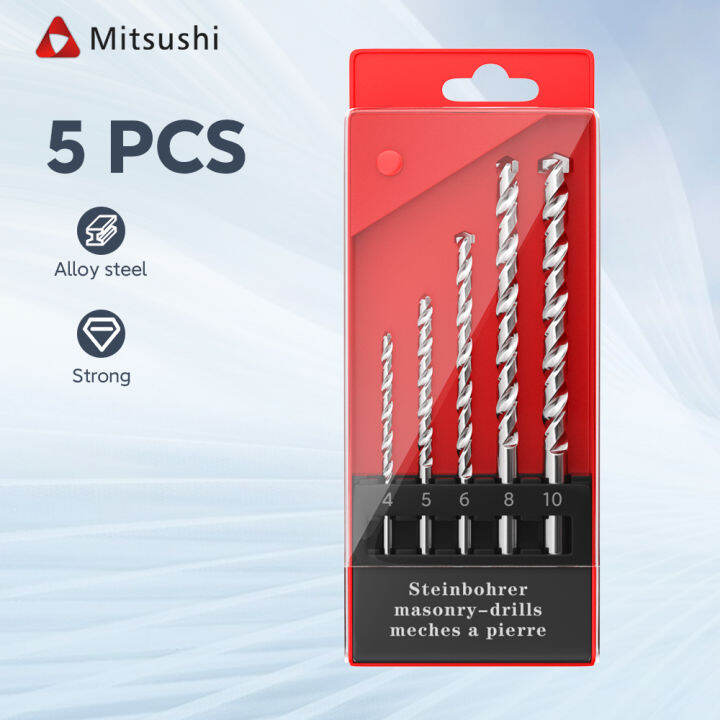 Mitsushi Drill Bits Set Triangle Drill Bit Marble Tile Ceramic Wall