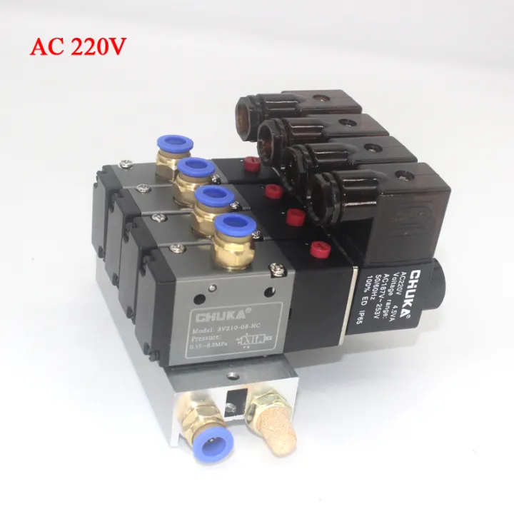 Baomain Pneumatic Mechanical Valve JM-05 PT1/4" 2 Position 3 Way Normally Closed