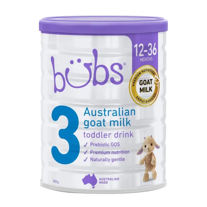 Bubs Organic Australian Goat Milk Toddler Drink Stage 3 800G Baby Formula
