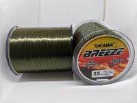 สาย BREEZE 1/2 ( สีเขียวขี้ม้า )สุดยอดสายเอ็นที่เหนียว และนุ่มเป็นพิเศษ ขนาดบรรจุเทียบเท่ากับ SEACE 3 ม้วน