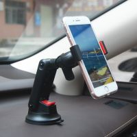 Double Adjustable Car Phone Holder Clip Stand Holder for iphone 7 8 SE 2 Dashboard Phone Holder In Car for Smart Phone Mount