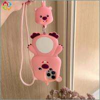 SDG พร้อมสายคล้องคอ เคสซิลิโคน Pororo Loopy 3D น่ารักในเกาหลี ฝาปิดโทรศัพท์ แฟชั่นสำหรับผู้หญิง ฝาครอบเต็มรูปแบบ ตัวป้องกันโทรศัพท์มือถือ สำหรับ IPhone11/12นิ้ว12นิ้ว/13นิ้ว/14Pro MAX
