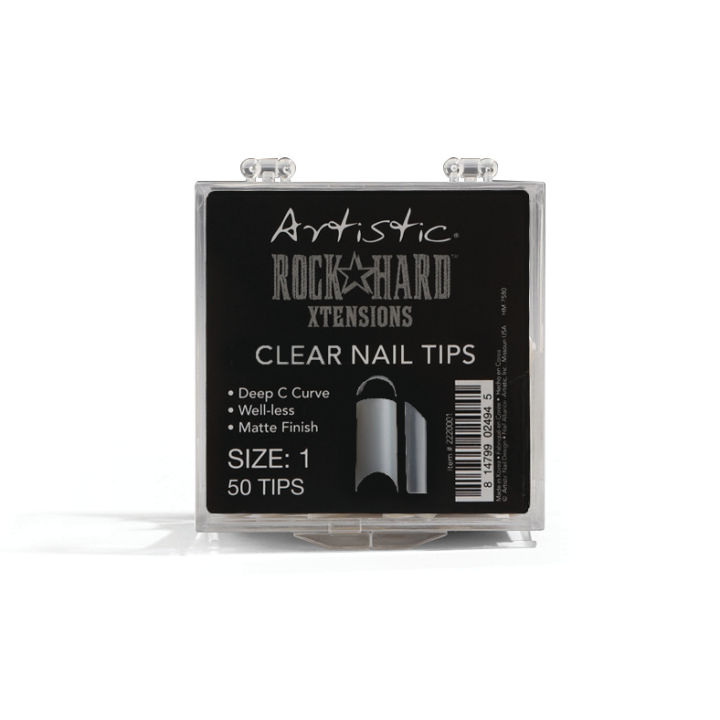 ของแท้-50-ชิ้น-artistic-rh-nail-xtensions-clear-เล็บทิป-สีใส