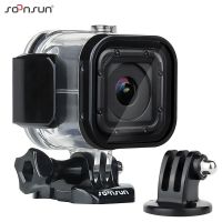 ชุดป้องกันแดดเร็วๆนี้สำหรับ Gopro Hero 4 Session 5 Session 60M ขนาด Custodia Protettiva Subacquea Acodia ต่อ Immersione Accessori Go Pro