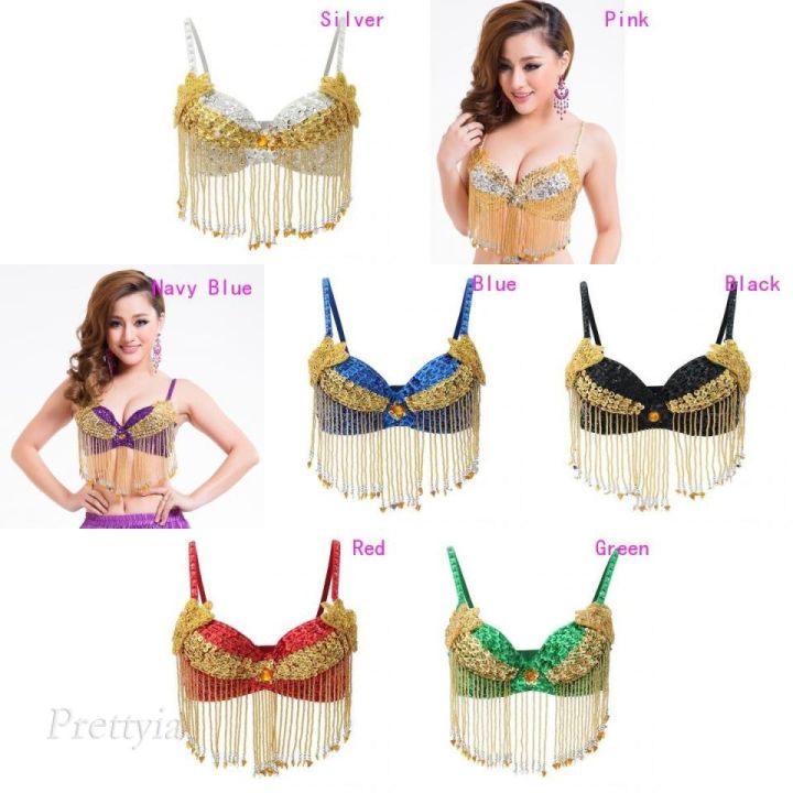 womens-belly-dance-sequin-beaded-tassels-bra-top-belly-samba-dancing-costume