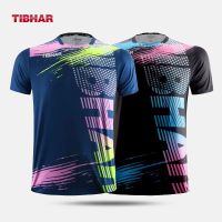 Tibhar 02306 Men Women Ping Pong T-shirt Short Sleeve Shirts Clothes Sportswear Top Table Tennis T Shirt