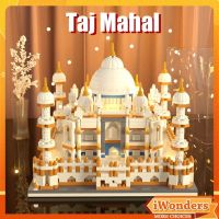 บล็อกตัวต่อนาโน รูปสถาปัตยกรรม MOC Taj Mahal Romance Landmark Love เหมาะกับของขวัญ ของเล่นสําหรับเด็ก และผู้ใหญ่