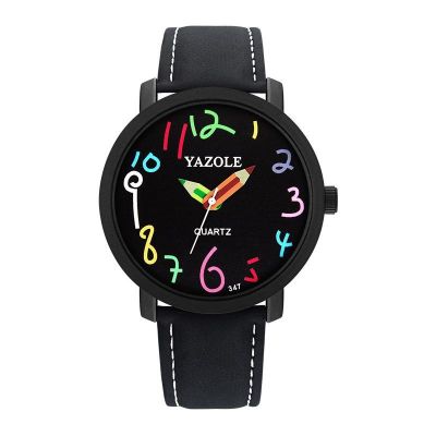 ☂✟┋ YAZOLE ผู้ชายผู้หญิงนาฬิกาแบรนด์หรูควอตซ์สายหนังคู่นาฬิกาแฟชั่นนาฬิกาชายหญิงนาฬิกาข้อมือนาฬิกาคู่รัก
