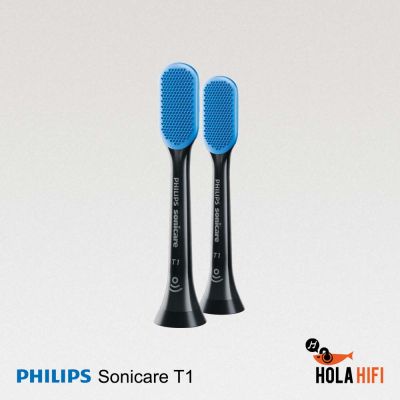 Philips Sonicare Tonguecare หัวแปรงทำความสะอาดลิ้นสำหรับแปรงไฟฟ้า สีดำ HX8072 สินค้าพร้อมจัดส่ง