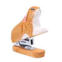 Cartoon Animals Rabbit Shape Desktop Stapler  miniature Kids Stationary Office Desktop Stapler for School manual stapling Staplers Punches