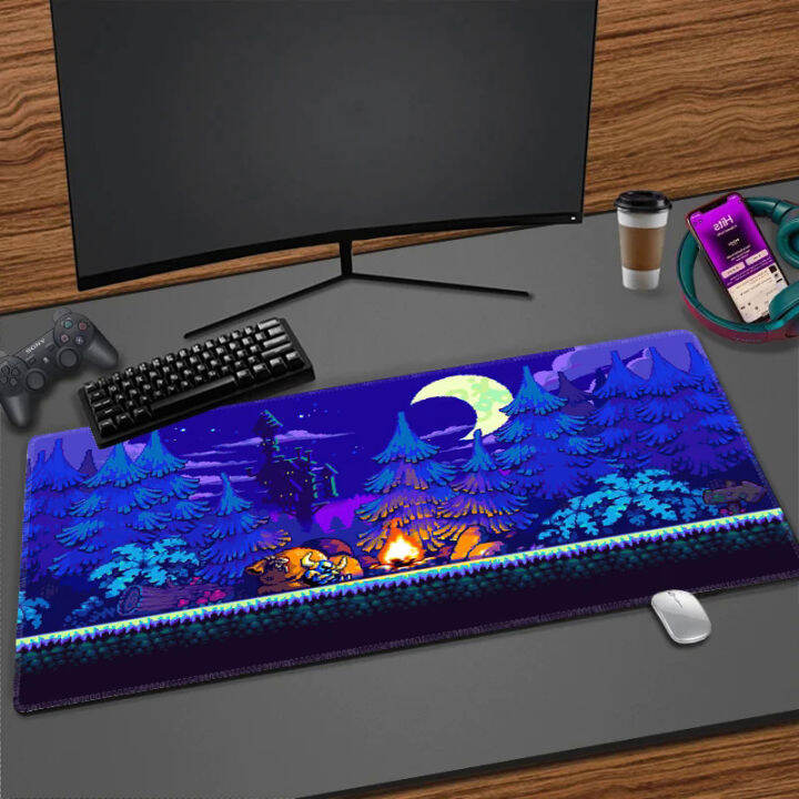 Mousepad Gamer 900x400 Pixel Art Desk Mat Mouse Mats Computer Mause Pad