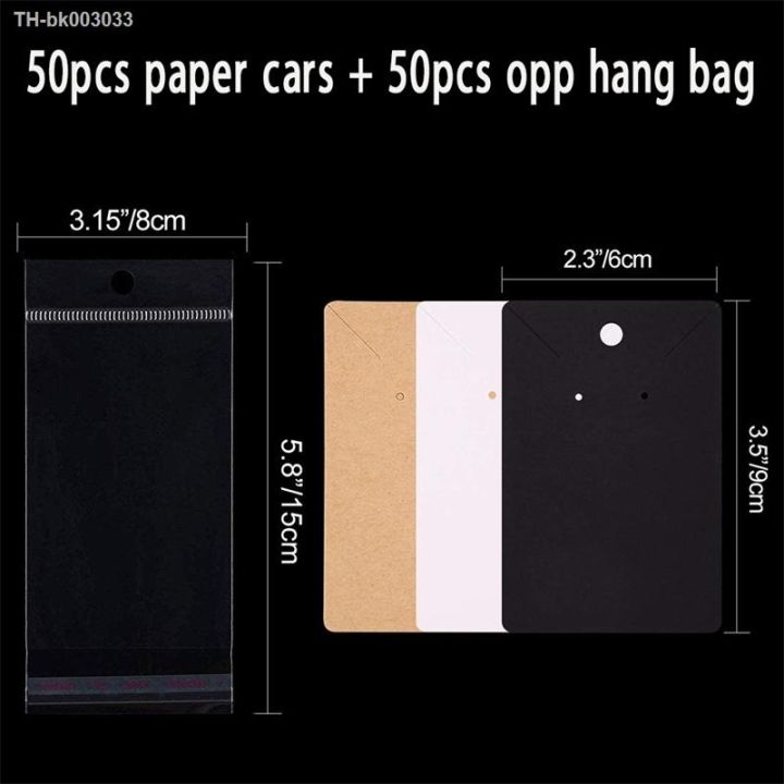 Earring Display Paper Cards, Earring Display Card 50 Pcs