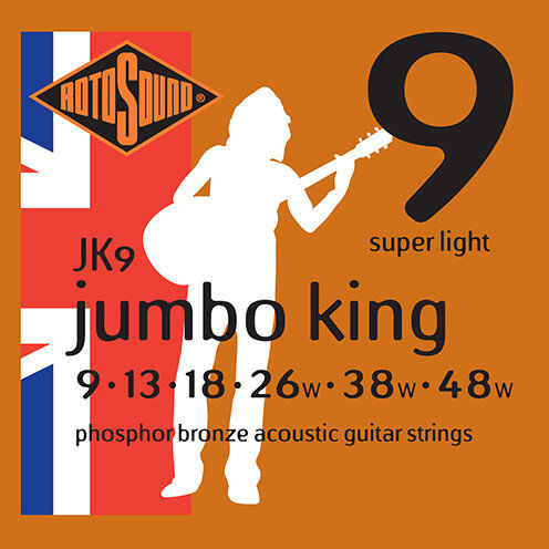 Rotosound JK9 09-48w Jumbo King สายกีตาร์โปร่ง