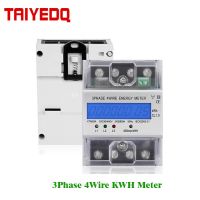 3เฟส4สาย Digital Energy Meter XTM024วัตต์การใช้พลังงาน380V AC KWH Meter 6A 80A 100A LCD ไฟฟ้าเมตร