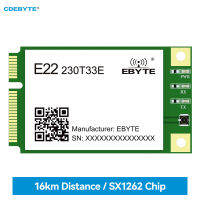 CDEBYTE SX1262ไร้สาย LoRa Spread Spectrum E22-230T33E MINI PCI-e อินเทอร์เฟซมาตรฐาน Uart RS485RS232 Usb 33dBm ระยะทาง16KM