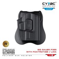 ขายดี -CYTAC thailand ซองพกนอก Sig Sauer P365 ติดไฟฉาย Foxtrot / เลเซอร์ Lima (ปลดล็อคนิ้วชี้)