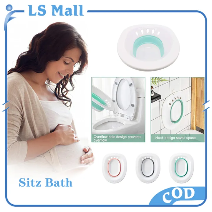 Sitz Bath Portable Bidet Foldable Hip Bath for Postoperative Care Sits