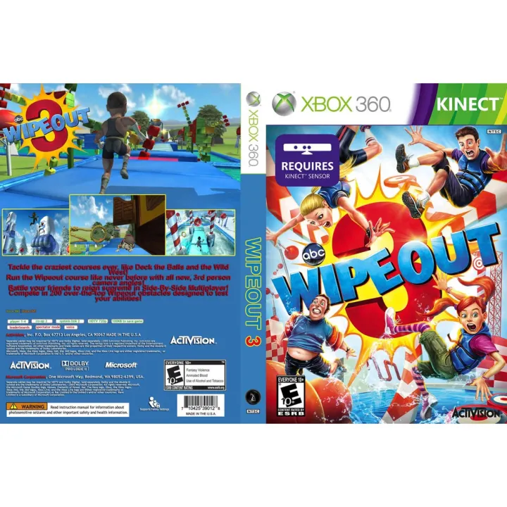 Malaysia Stock XBOX 360 Kinect Wipeout 3 Lazada