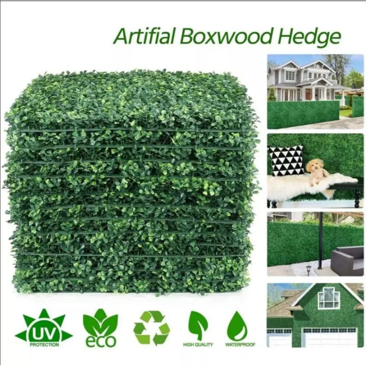 Artificial Grass Mat 40*60cm Artificial Plant Foliage Hedge Grass Mat For  Wall Decors New