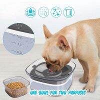 2L Dog Water Bowls Pet Floating Drinking Bowls Cat Anti Wet Mouth Anti Splash Large Capacity Drinker For Small Midium Large Dog