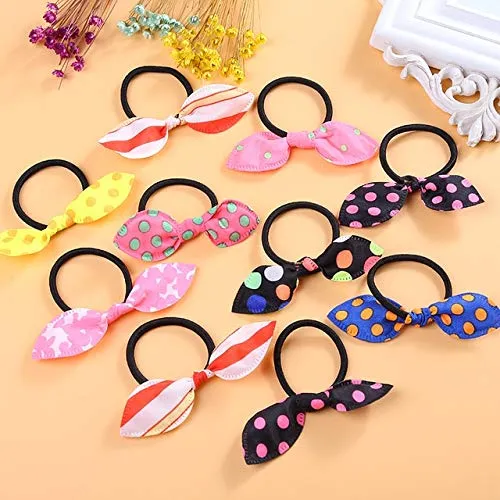 Korean Random Design Cute Rabbit Pengikat Rambut Bunny Ear Hair Tie ...