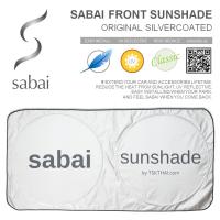 SABAI COVER ม่านบังแดดรถยนต์ ด้านหน้า รุ่น Silver White (FRONT Sunshade Silver White)