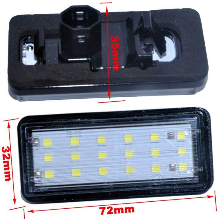 [YOMI Automotive Products] Error Free White Car LED Number License