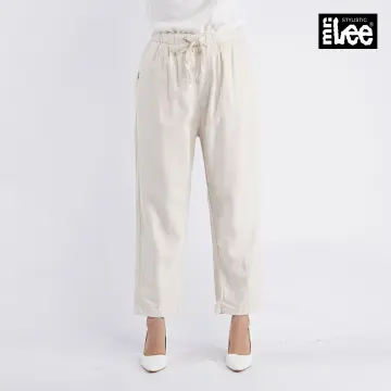 White Cotton Trouser For Women | Solid Regular Fit | सादा /SAADAA-anthinhphatland.vn