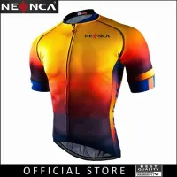 NEENCA ผู้ชายขี่จักรยานย์ MTB M Aillot จักรยานเสื้อดาวน์ฮิลล์ย์แขนสั้นขี่จักรยานเสื้อผ้า Tricota ภูเขาจักรยานเสื้อผ้า