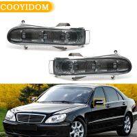 Newprodectscoming COOYIDOM Car Front Door Side Mirror Turn Signals Lights For Mercedes Benz W220 W215 CL S S300 1999-2003 7 LED right left