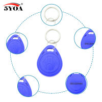 100pcs Blue RFID 125 khz EM4100 Key Tag Keyfobs Ring Chip Keytab TK4100 Tags 125khz Read Only