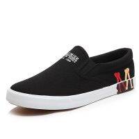 Men Casual Shoes Canvas Slip-On All Black Low Style Breathable Light Fashion Shoes for Men Footwear Zapatos De Hombre