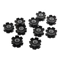 10pcs Headset Flanged Star Nut Washer Universal fit for 1-1/8"/28.6mm stem Mountain MTB Bike Bicycle Bumper Stickers Decals  Magnets