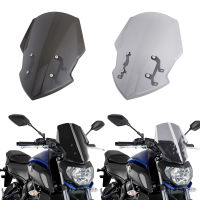 For Yamaha MT-07 FZ-07 MT07 FZ07 2018 2019 2020 Motorycle Windshield WindScreen Double Bubble Wind Screen Deflectors