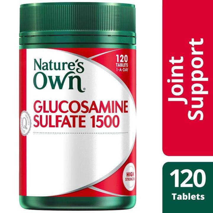 Nature's Own Glucosamine Sulfate 1500 120 Tablets September 2023
