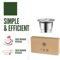 【YF】 Cápsula de café reutilizável ICafilas para Nespresso Pod recarregáveis Espresso Crema Maker embalagem ecológica Upgrade